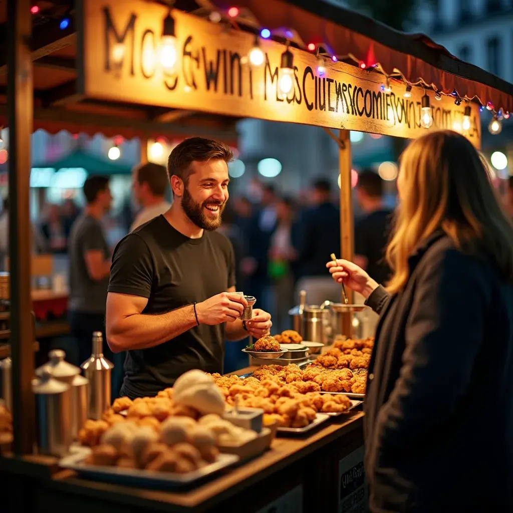 Illustration d'un homme actif savourant une tasse de thé revitalisant.